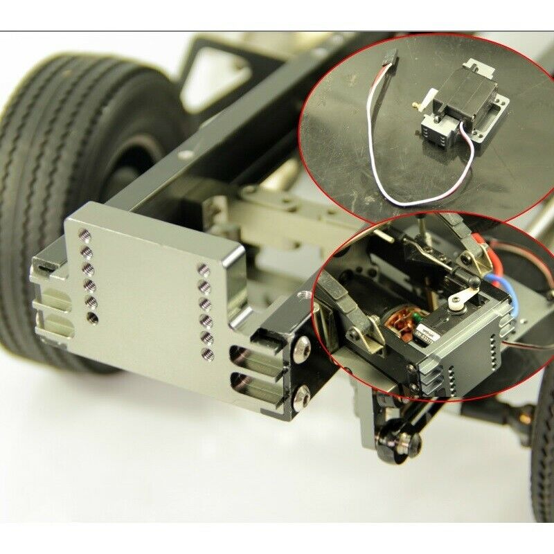 Metal Head Beam Body Shell Lift Fixed Base for 1/14 Tamiya RC Truck Scania R47T7