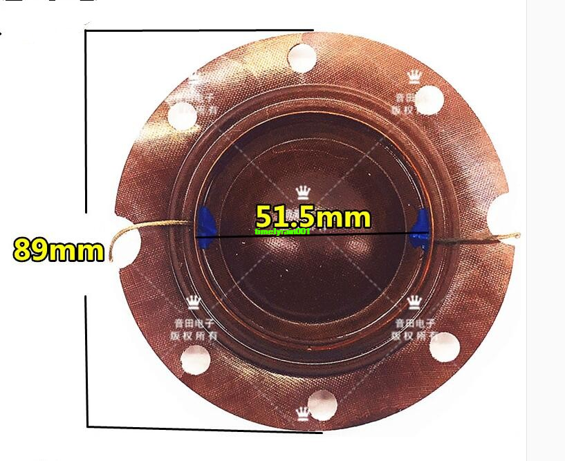 2pcs 16Ω 50W tweeter voice coil Speaker Concave sound film