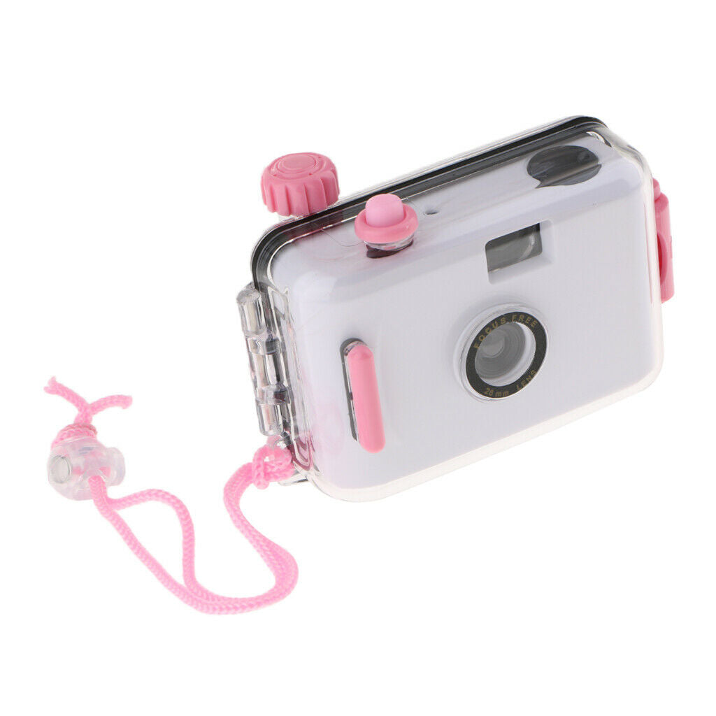 Underwater Waterproof Film Camera with Housing Case Scuba Diving 16ft White