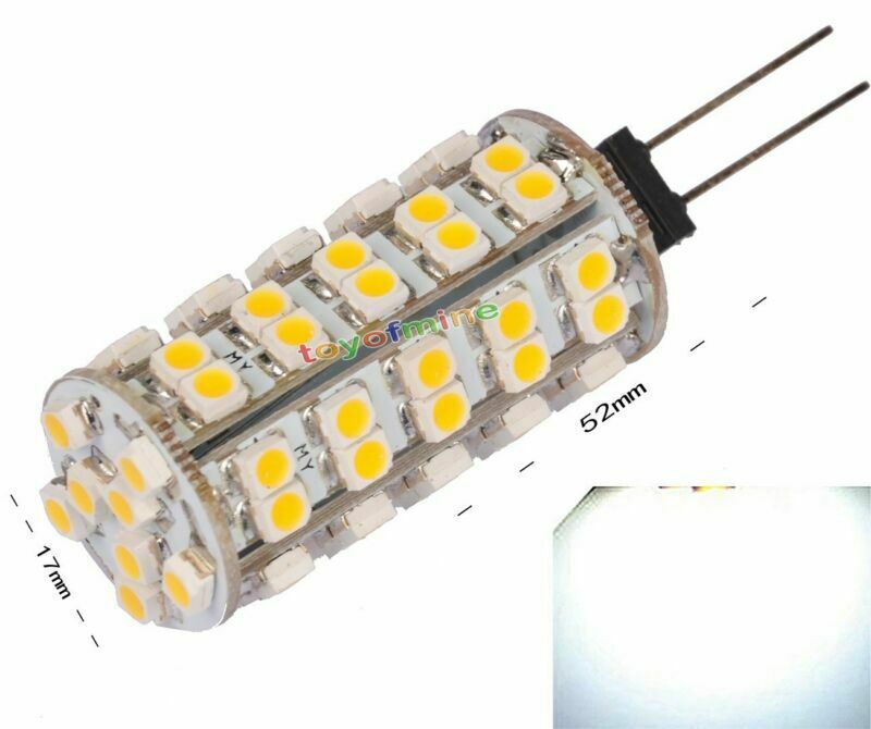 Warm WhiteG4 68 SMD 3528 LED Home Spot Car Marine 12V Light Lamp Bulb