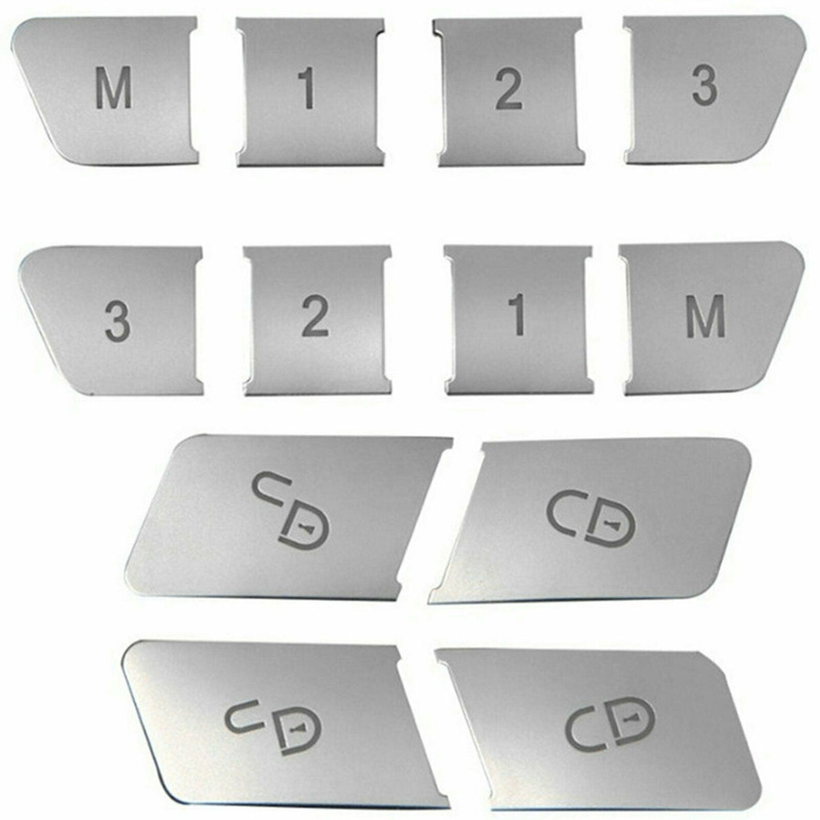 Seat Memory Lock Buttons Stickers For Benz A/B/E Class GLA GLK GLE CLS CLA ML GL