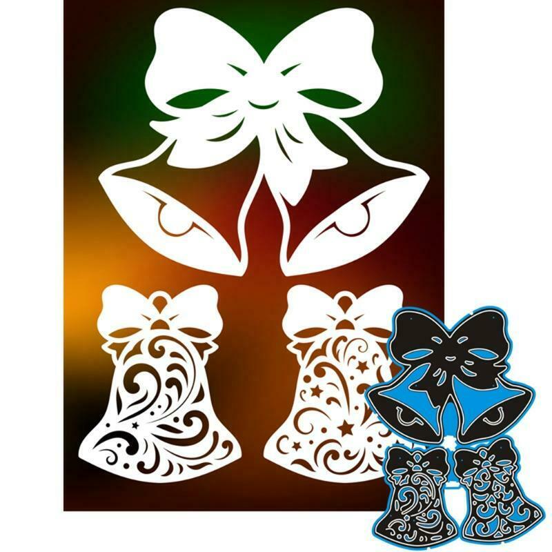 Christmas Bells Metal Cutting Dies Stencil DIY Scrapbooking Album Paper Template