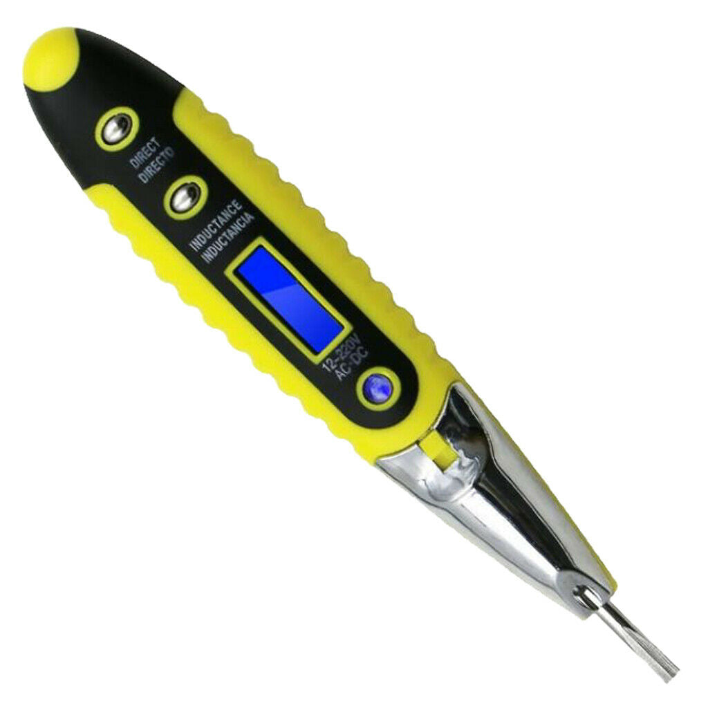 Digital Voltage  Pen Meter 12 250 V, LCD Display