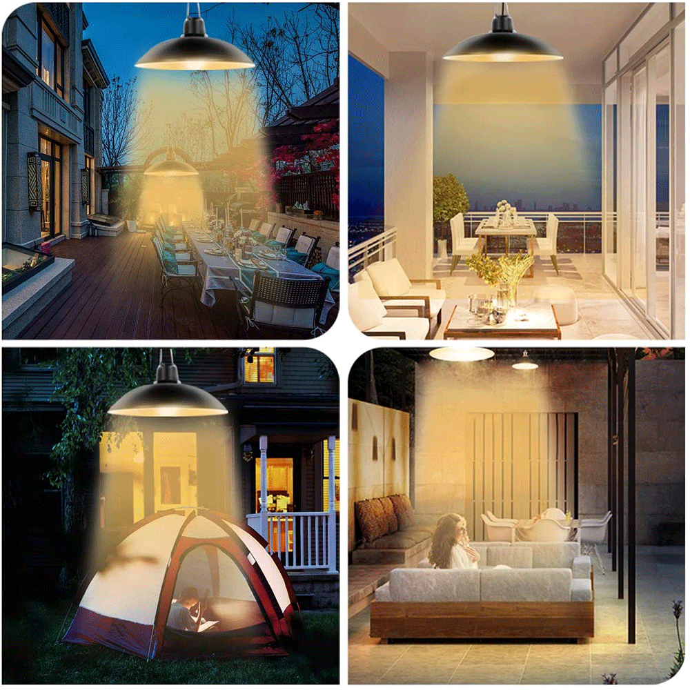 Solar LED Light Outdoor Solar Pendant Light Lamp For Camping Garden Decoration