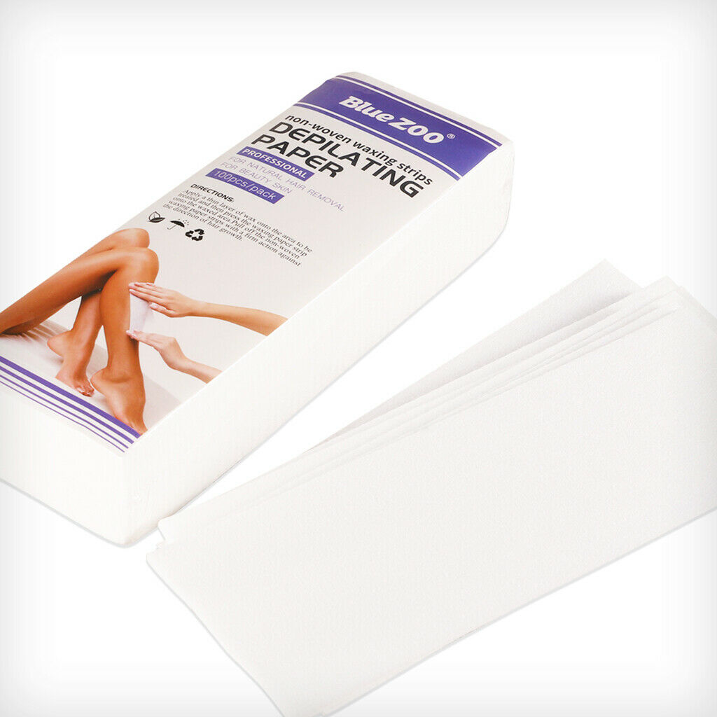 200Pcs Disposable Hair Removal Depilatory Epilator Paper Strip Arms Bikini