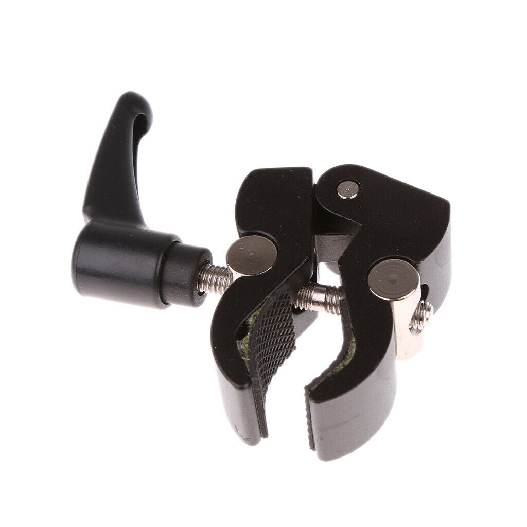 Crab pliers clip fastening mechanism (metal) for camera accessories