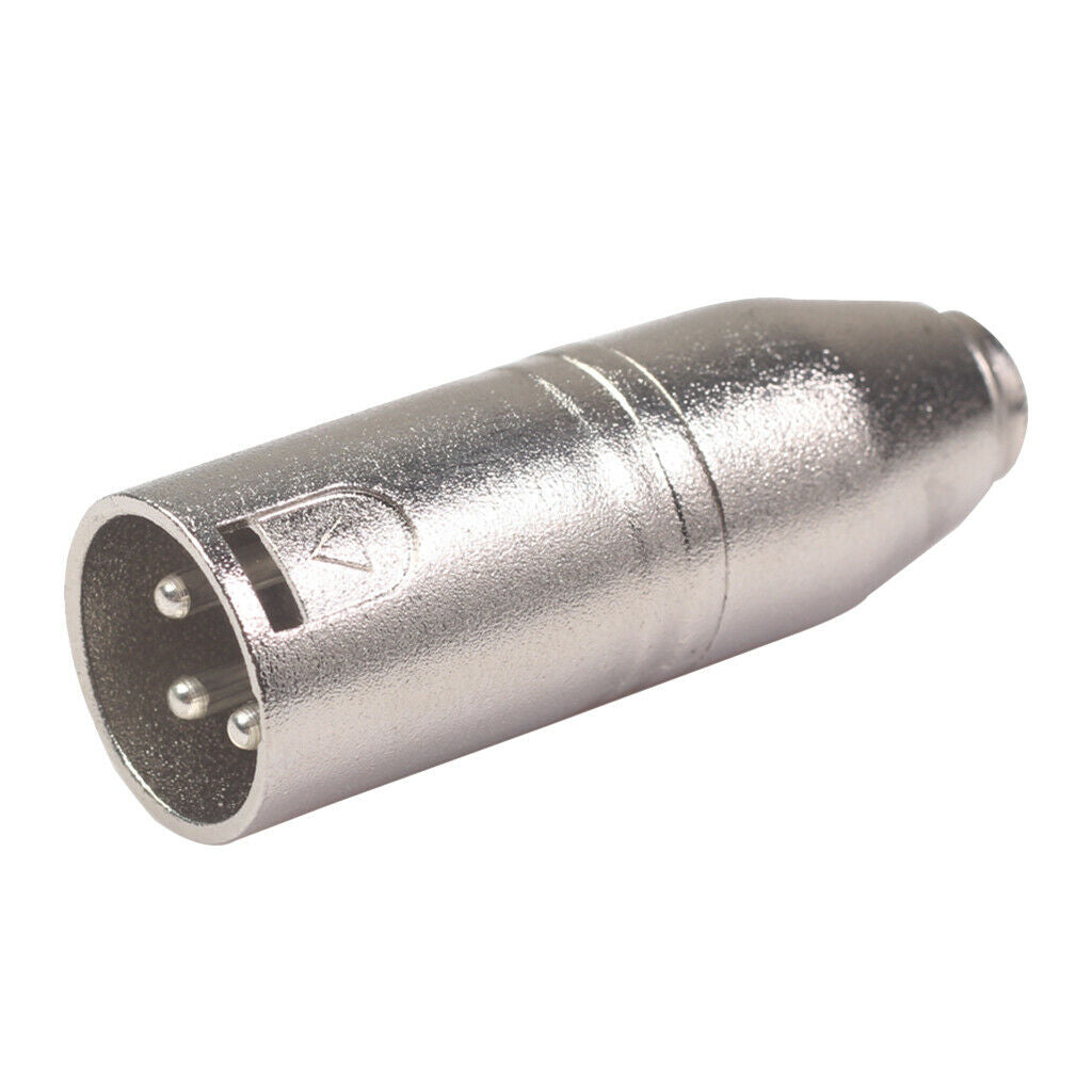 Alloy 3.5mm XLR 3-Pin Female to XLR 3-Pin Male SA533 54x18mm 0.71x2.13 inch