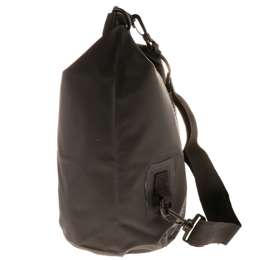 Waterproof Dry Bag Backpack Beach Bucket Rafting Kayaking Dry Sack Black