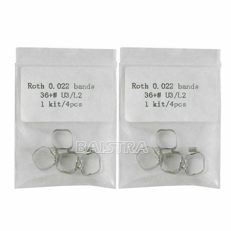 Dental Orthodontic Buccal Tubes Bands Upgrated 50Bag Roth. 022" For 1st Molar CA