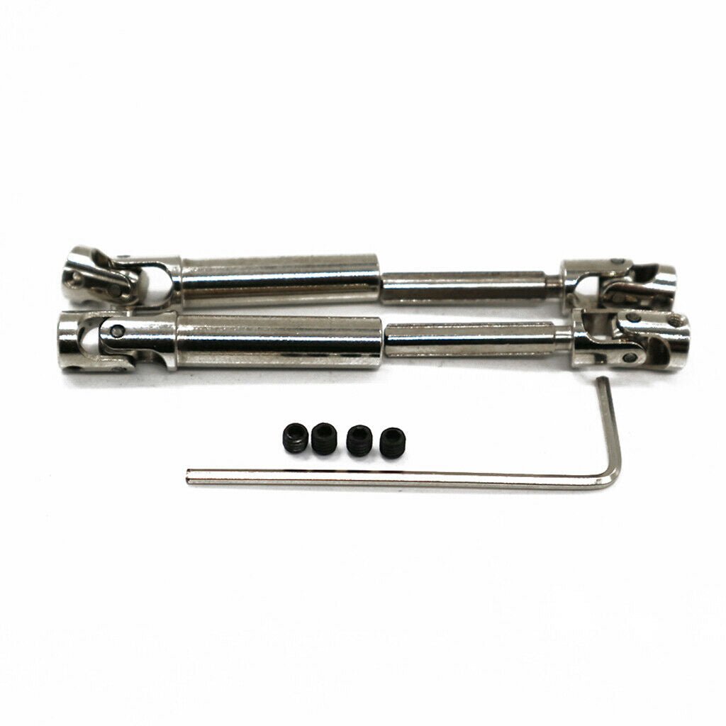 2 Pcs Metal Drive Shaft Drive Shaft Drive Joint Set for WPL C14 C24 B14 B24 B16