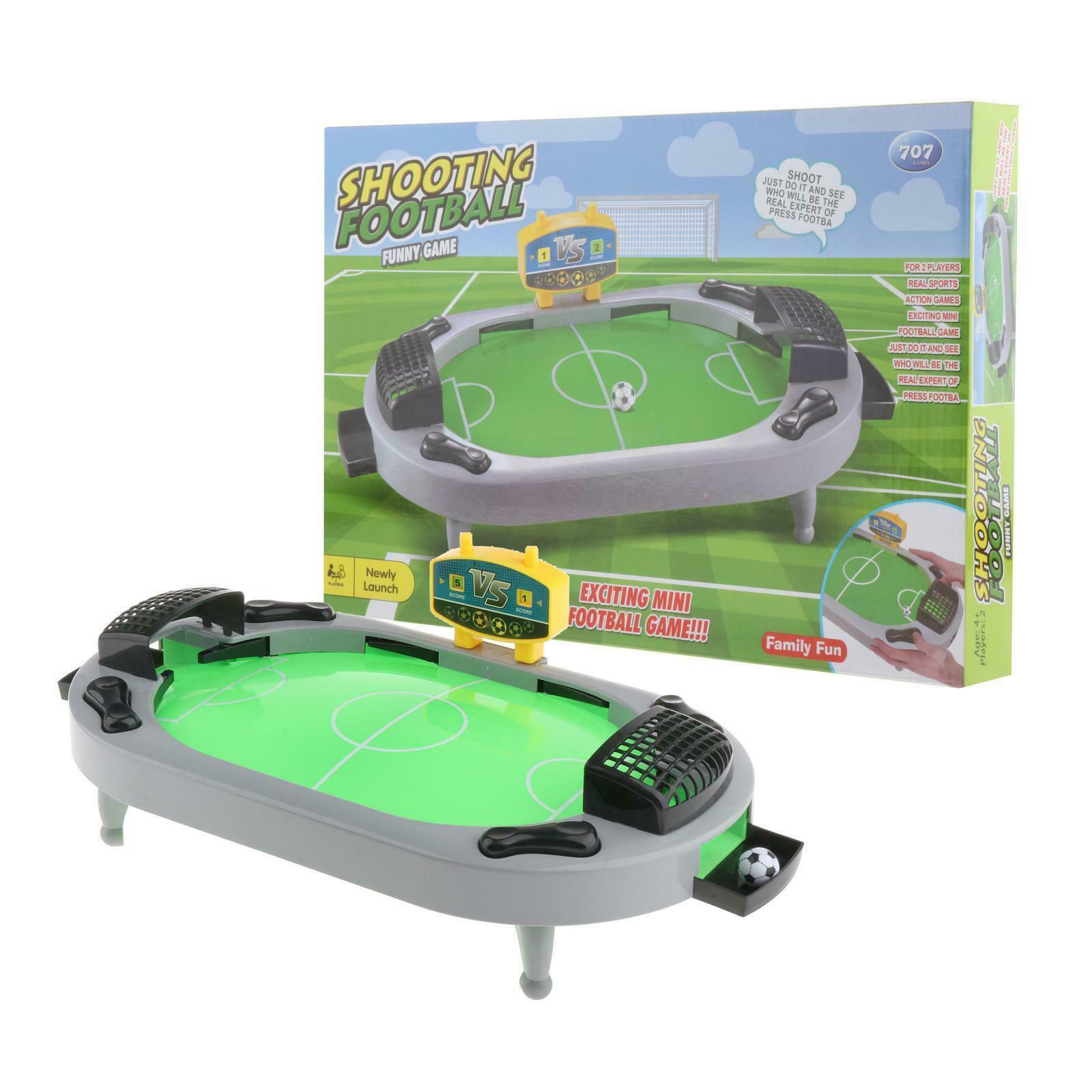 Mini Tabletop Soccer Machine Board Interactive Game Football Sport- 2 Players