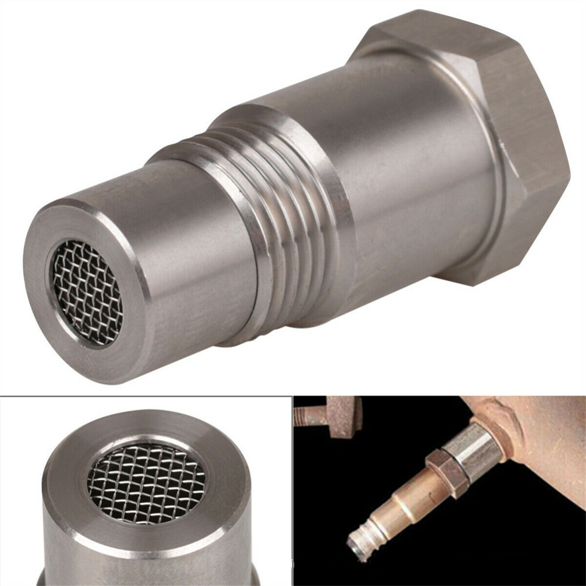 Engine Light Oxygen O2 Sensor Spacer Adapter Catalytic Converter Check M18X1.5