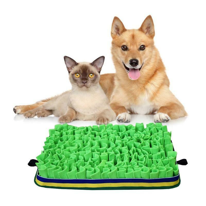 Pet Dog Snuffle Mat Nose Smell Training Blanket Sniffing Pad Slow Feeding Bowl