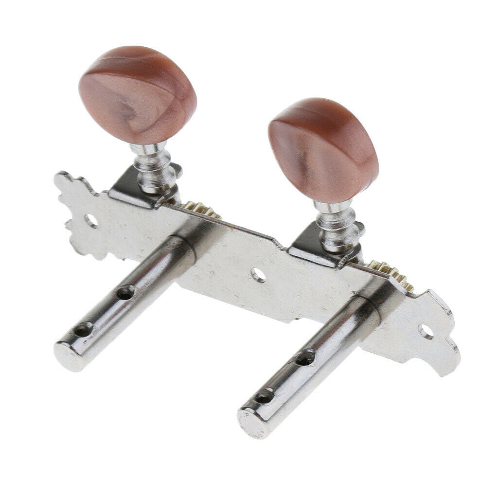 4 Pieces Tuners Knobs Strings Tuning Tuner For Folk Acoustic Guitar, 2R 2L
