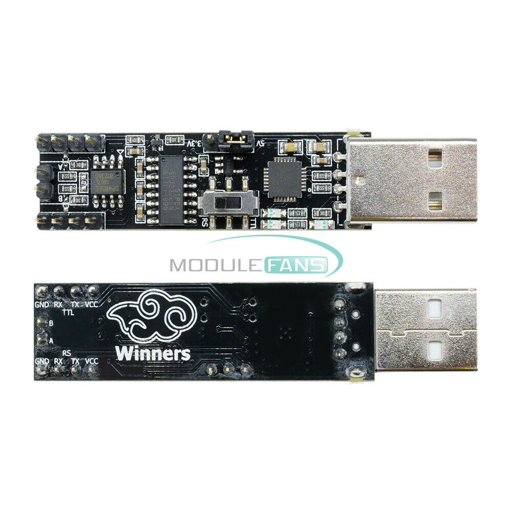 CP2102 USB To RS485 RS232 3 in 1 5V 3.3V TTL Serial Port Converter Board Module