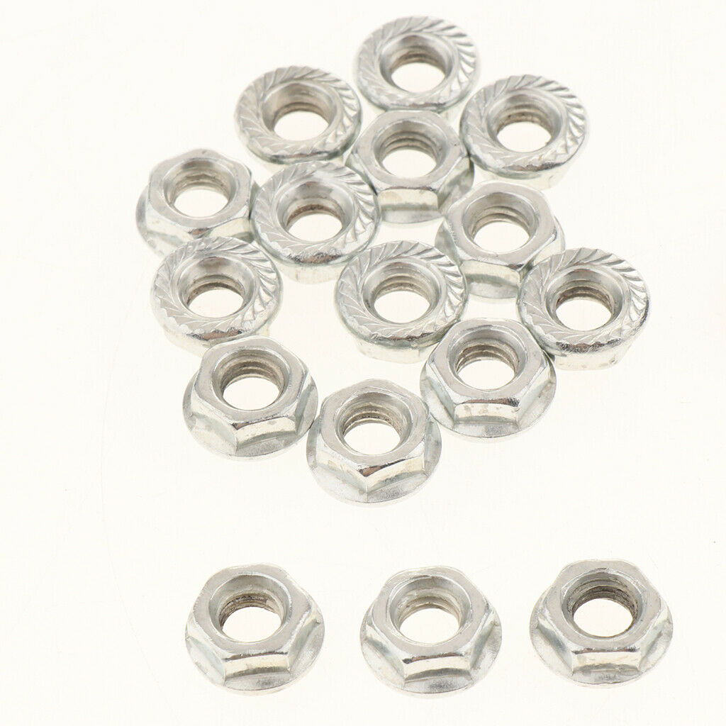 Set of 16 Motorcycle Fender Bolts Washer Nuts Screws Kit