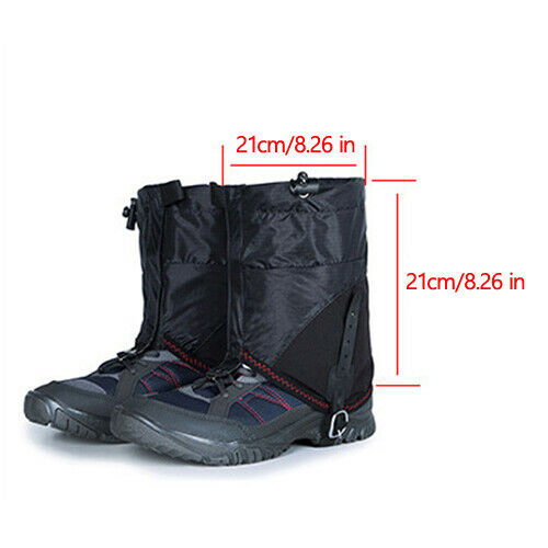 2x Outdoor Waterproof Leg Gaiters for Hunting Hiking Walking Climbing Snow CA