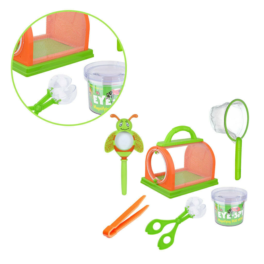 Insect Viewer with Magnifier Kit Camping Hiking Life Bug Collection for Kids
