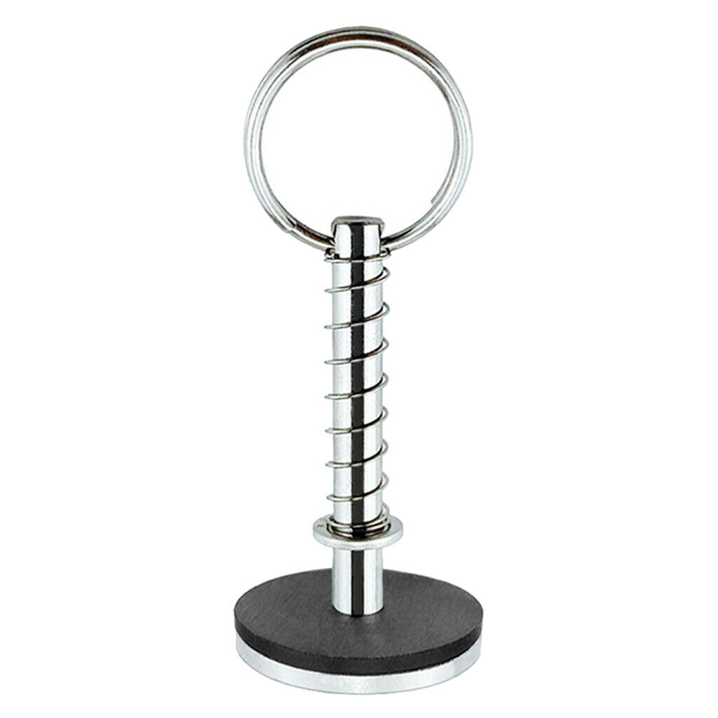 Boat 316 Stainless Steel Ring Hatch Cover Pull Pin Lifter & Rubber Gasket