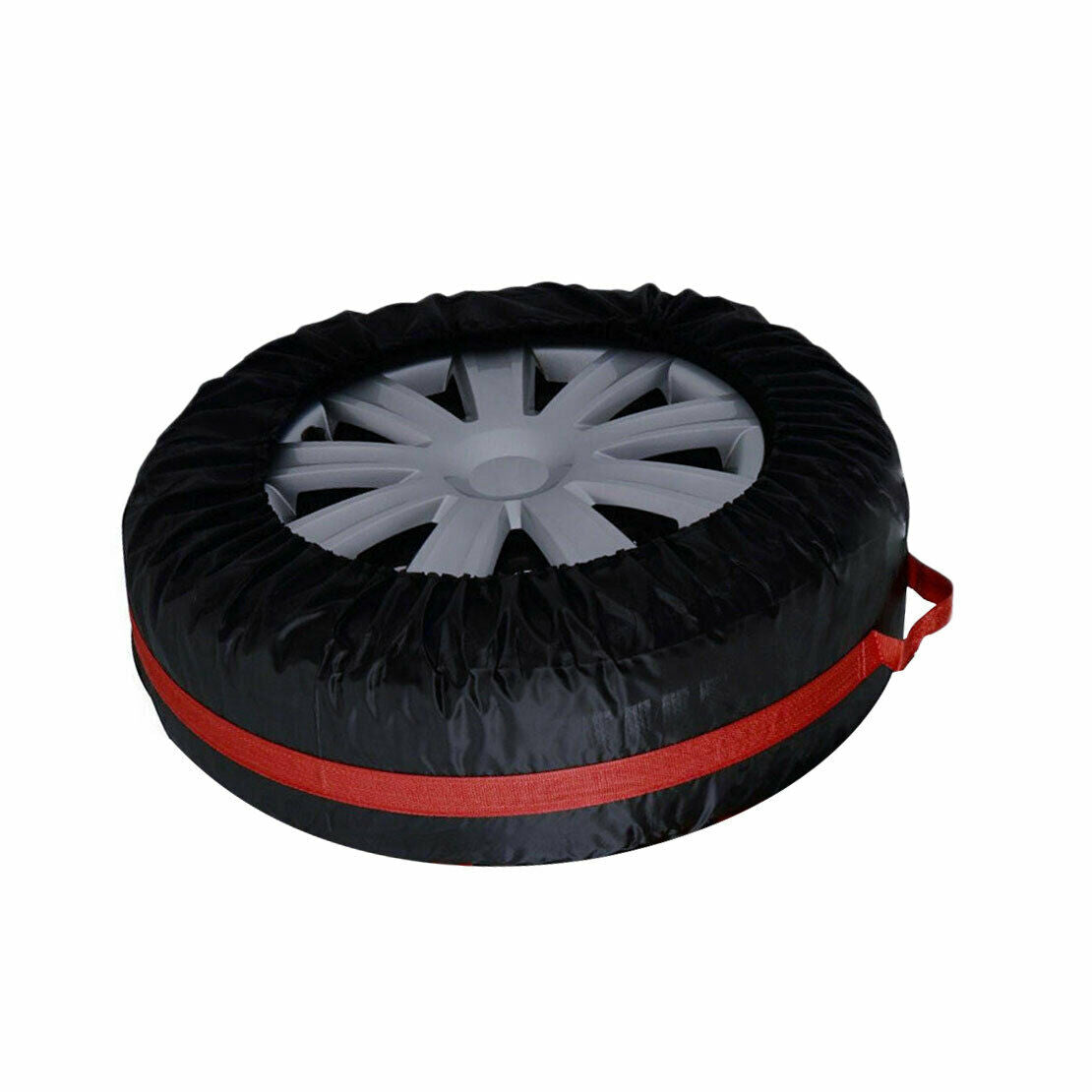 4pcs 13-19'' Car Spare Tire Protection Cover Case Tyre Storage Bag Winter 210T