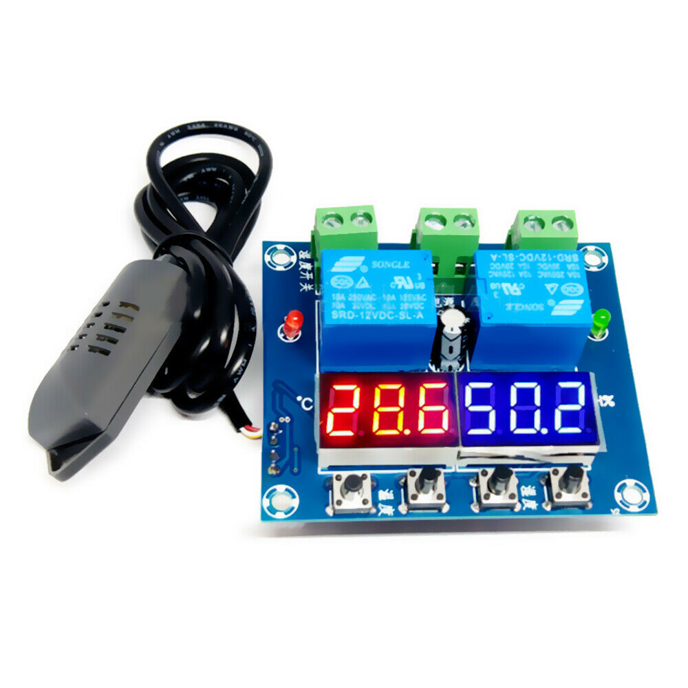 XH-M452 Temperature and Humidity Control Module Digital DisplayÂ  Double Output