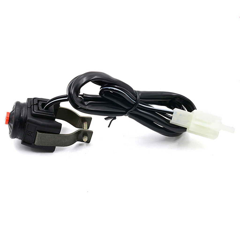 Horn Starter/Kill Switch for Pit Bike Go Cart ATV 7/8'' Handlebar Red