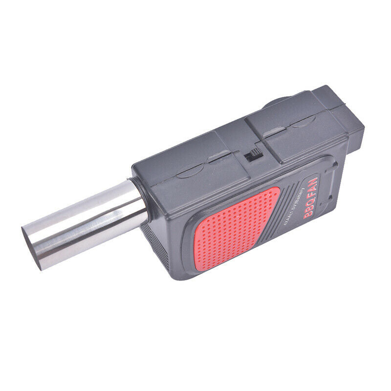 Portable Electric BBQ Fan Barbecue Air Blower Fan Cooking Picnic Battery PowBDA