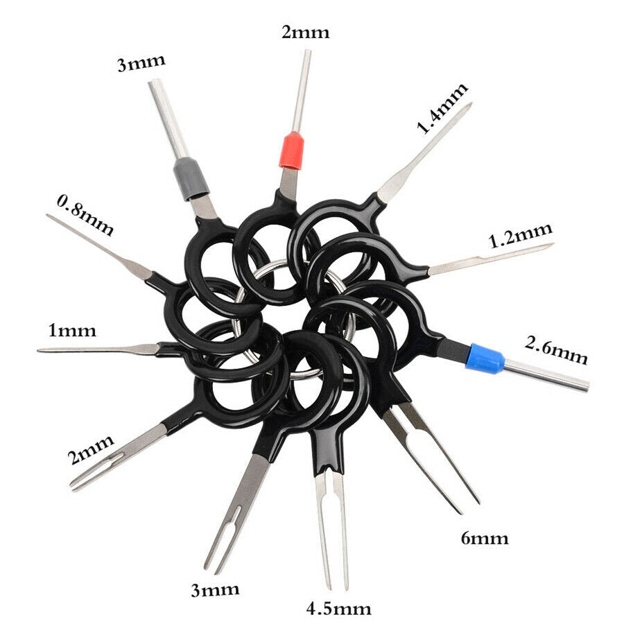 19pcs ATV DirtBike Terminal Removal Electrical Wire Connector Pin Extractor Tool