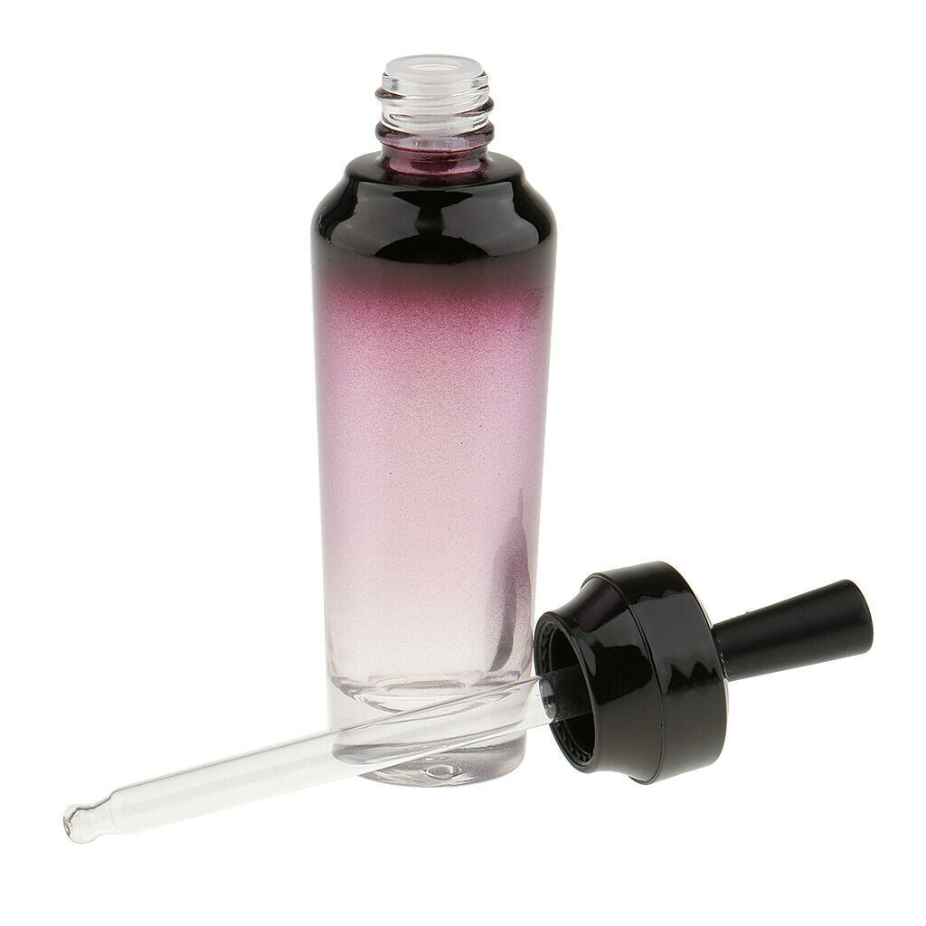 3x Refillable Glass Essential Oil Bottles Dropper Bottles Vials Eye Dropper