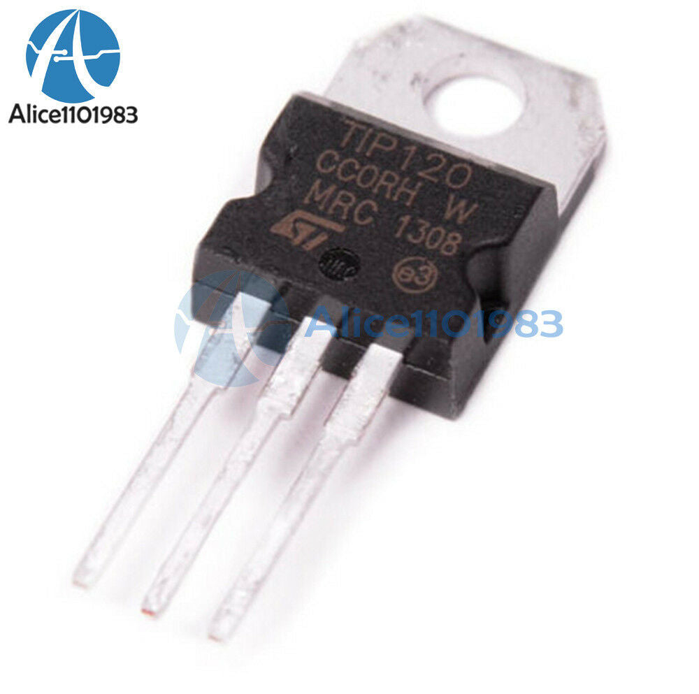 50PCS TIP120 120 NPN Darlington Transistors TO-220 New