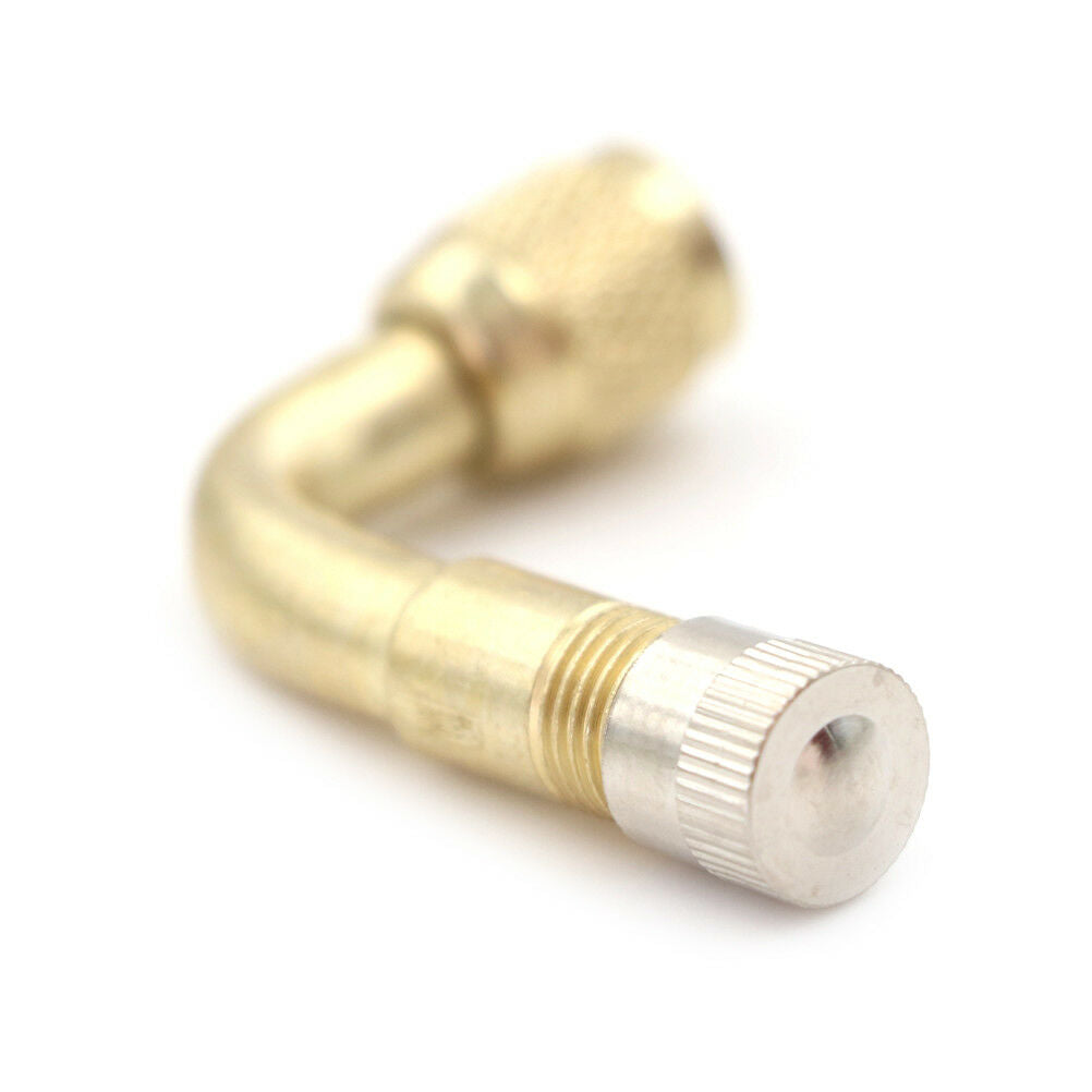 Tyre Valve Extension 90 Degree Adaptor Motorcycle Car Tire Stem ExtenderL.l8