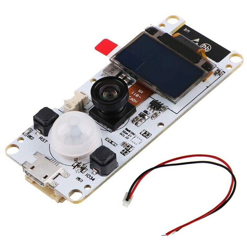 ESP32 Camera Module Fisheye Lens T-Camera 0.96 Inch OLED ESP32 WROVER PSRAM CaM5