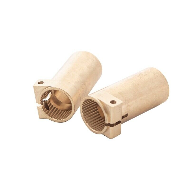 2Pcs Brass Heavy Duty Rear Axle Hub Cer Adapter Lockou for Axial SCX10 II 9004X7