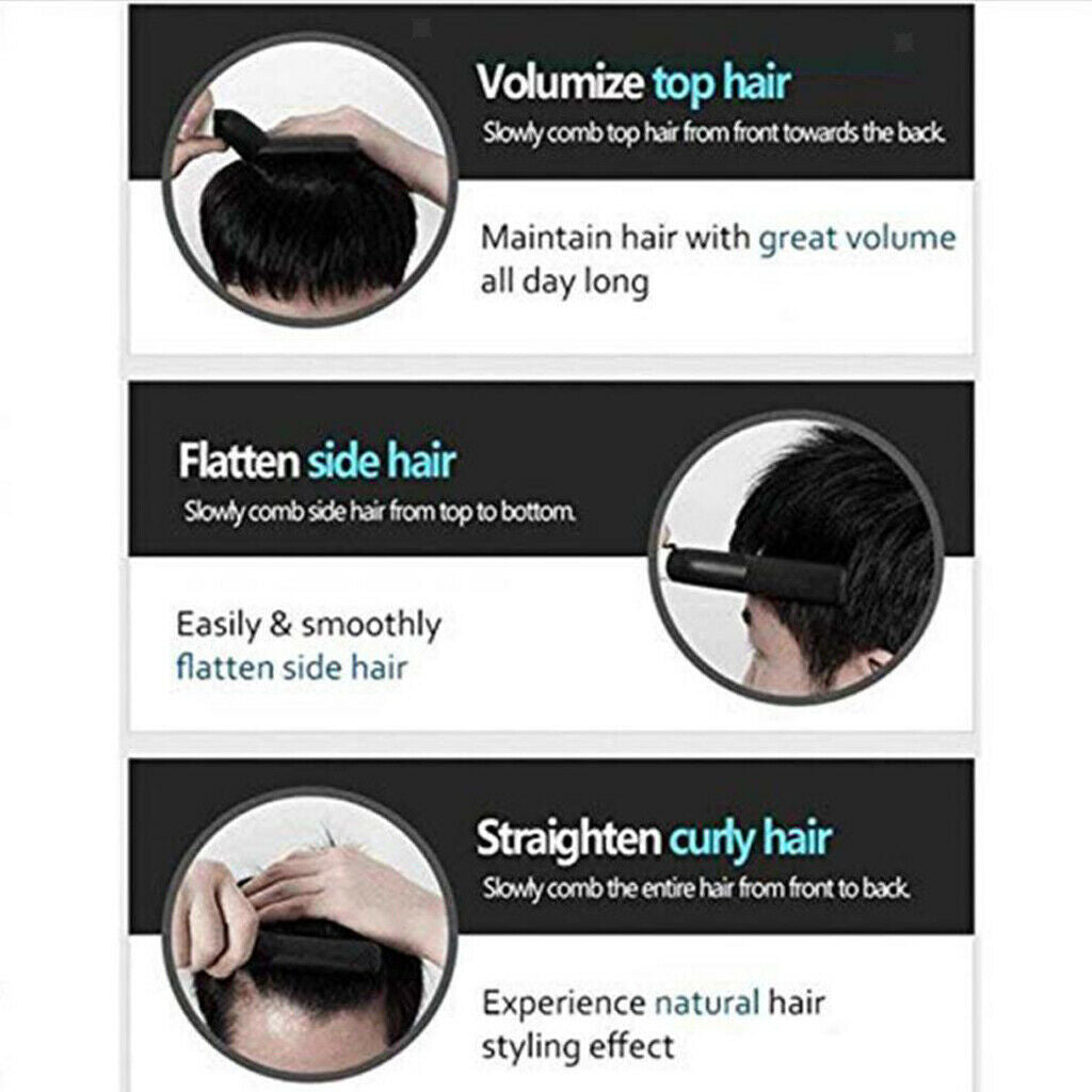 Electric Hair Styling Comb Heated Beard Straightener Hair Curling Brush