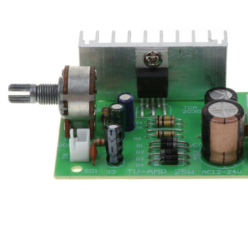 AC / DC 12V 20W TDA2030 Mono Audio Power Amplifier Board Green Mounted
