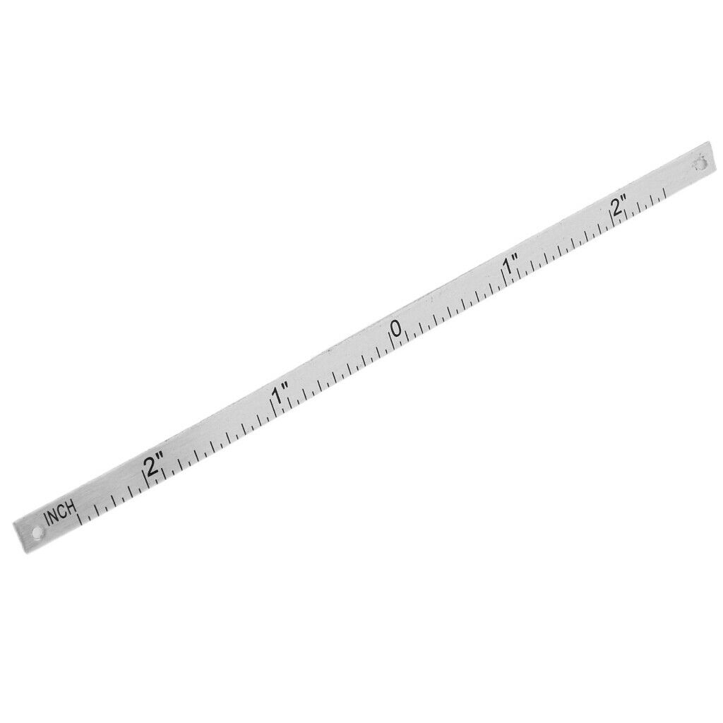 Stainless Steel Machinist Engineer Ruler 2-0-2in Aluminum