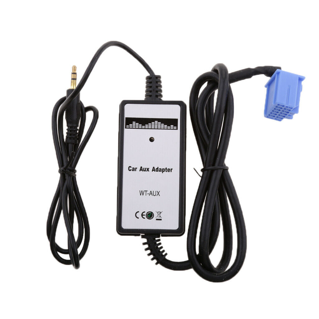 Car 3.5mm Aux-in MP3 Player Radio 7+7Pin Adapter For  Accord Civic CRV