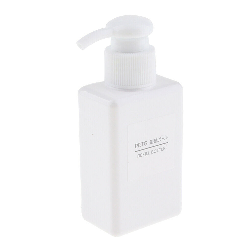 6Pcs Foaming Soap Dispenser Cosmetic Containers Bottle  White