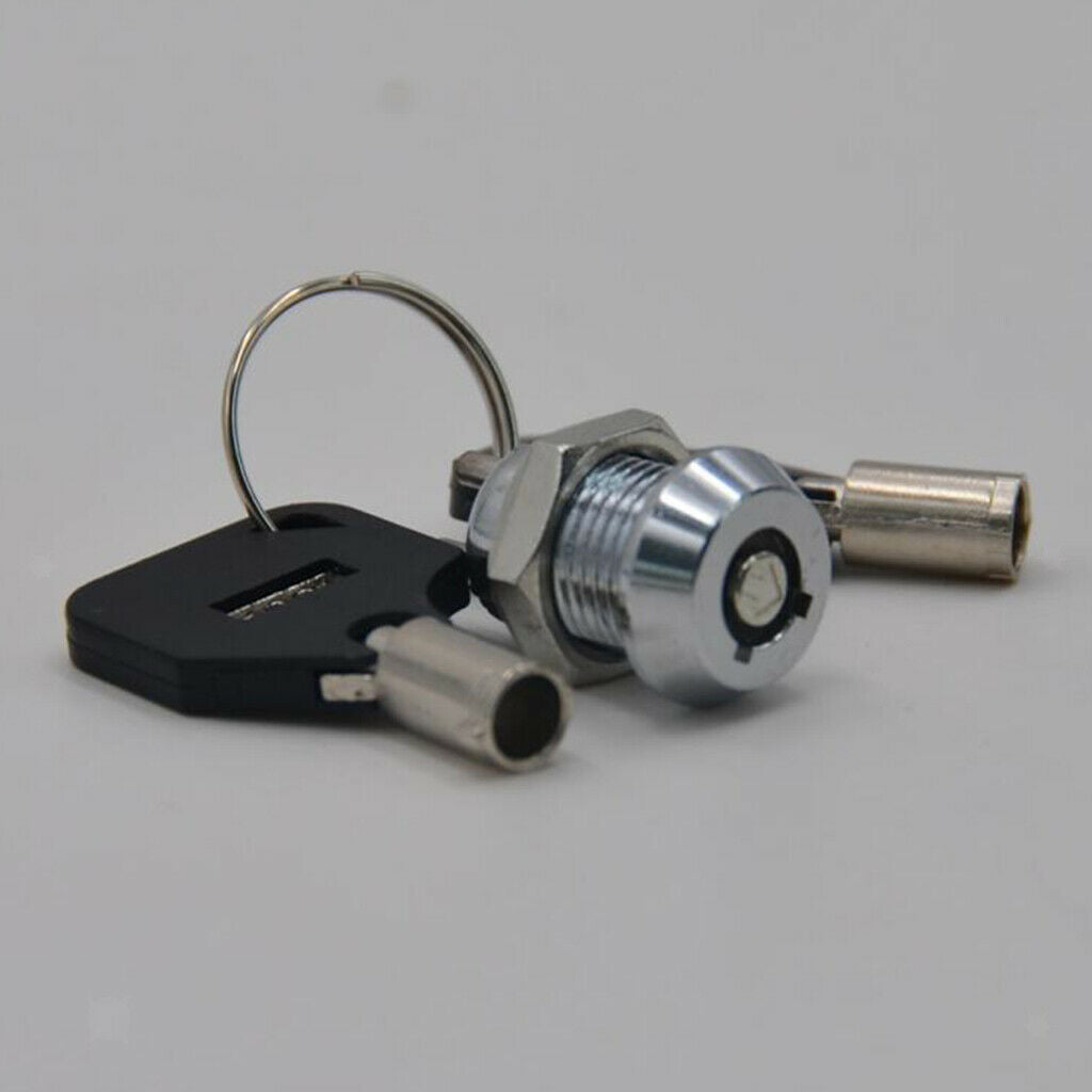 15mm Security Barrel Switch SPST 2 Position with 2 Barrel Keys 907A UK
