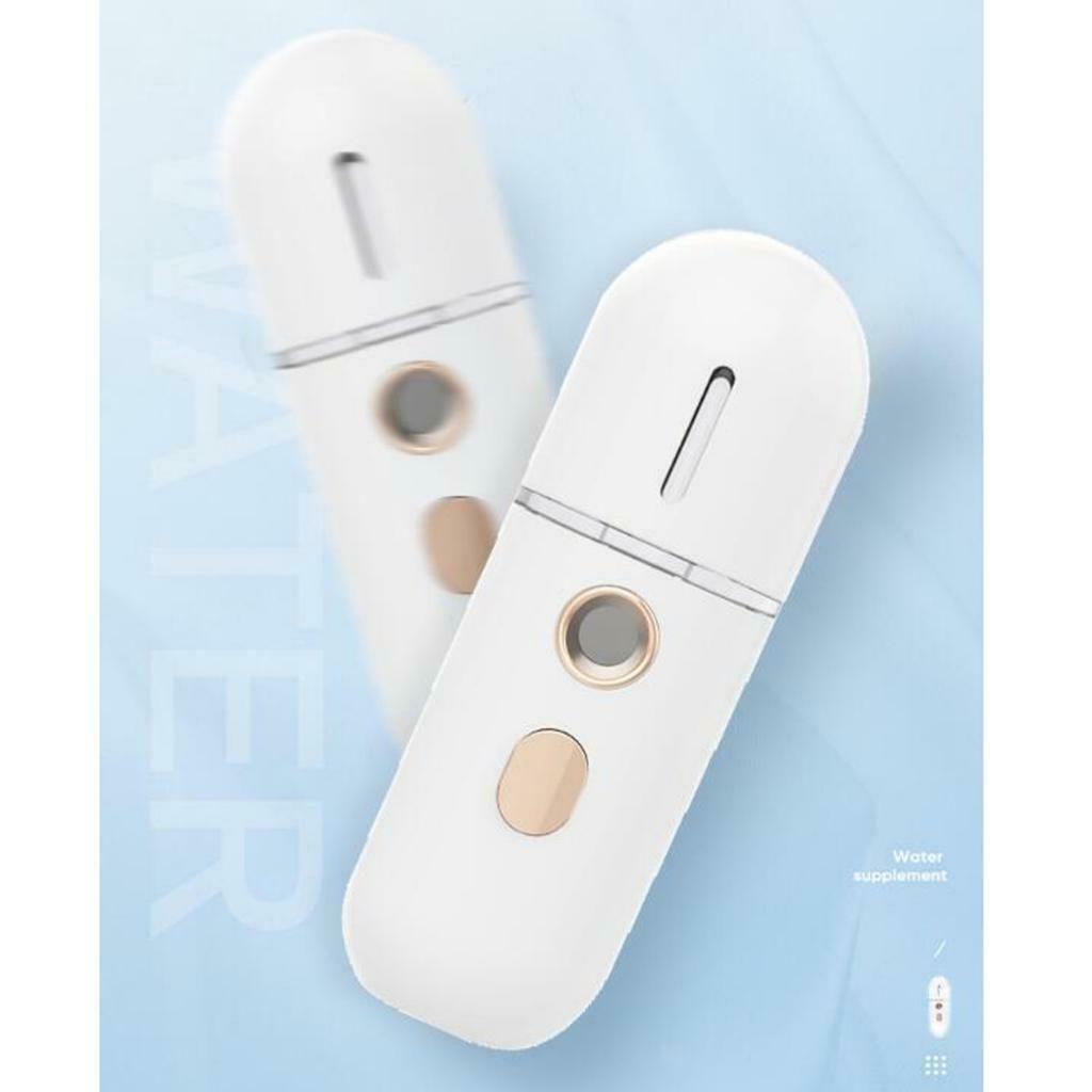 Portable Rechargeable USB 12ml Facial Nano Mist Sprayer Steamer Moisturizing