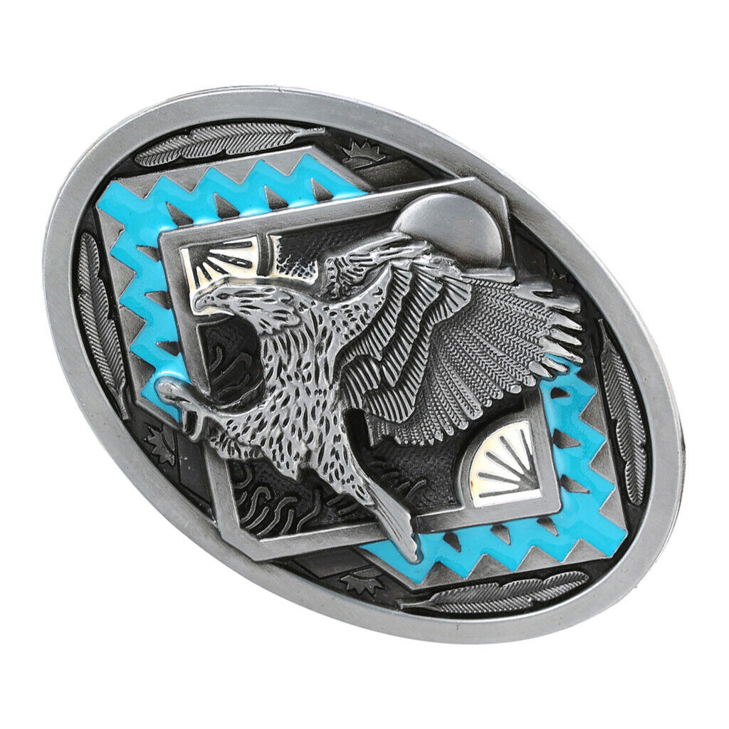 Animal Engraved Belt Buckle Western Cowboy Motorcyclist Jeans Strap Buckles