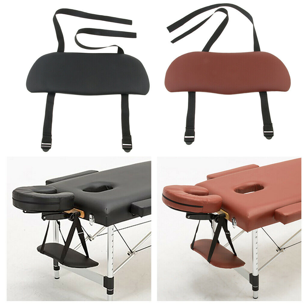 2x PU Leather Hanging Arm Rest Sling Board Armrest Shelf for Massage Table