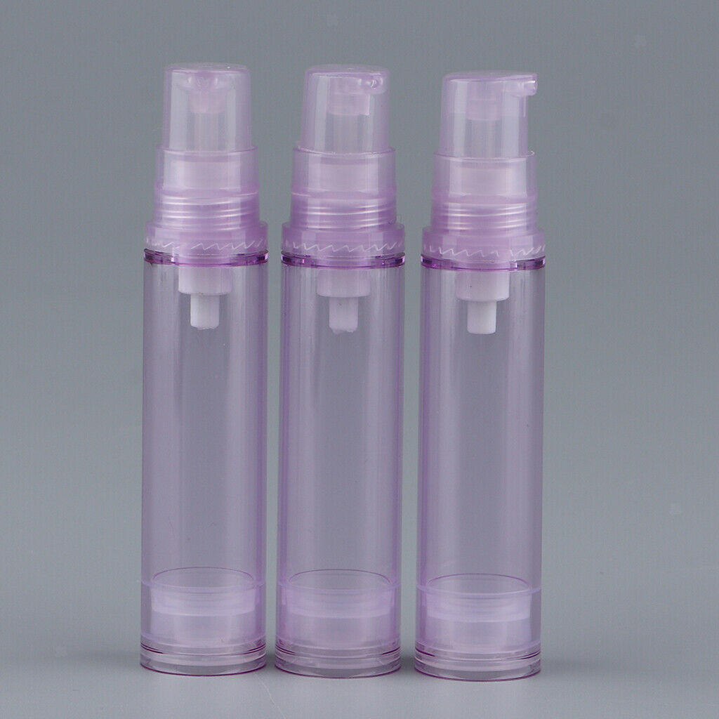 6 Pcs Clear Plastic Travel Bottle 10ml Refillable Containers Accessory for