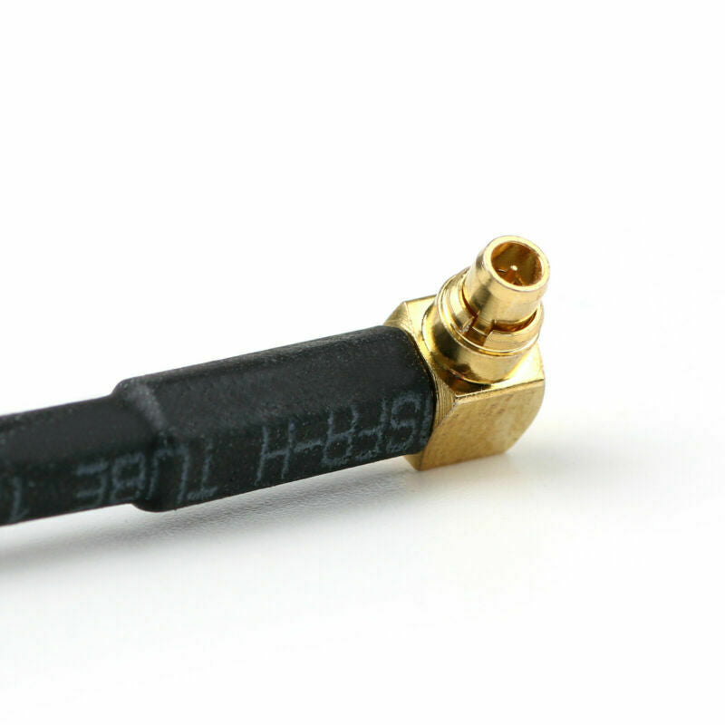 5PCS 20cm RG174 Cable MMCX Male Plug Right Angle to SMA Female Jack Coax   UA
