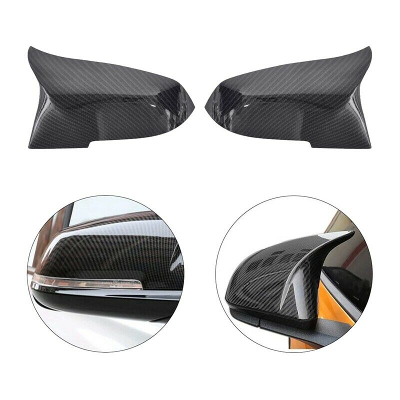 Carbon Fiber Car Rearview Mirror Cover Side Mirror Cap Replacement For- F20 Q5B5