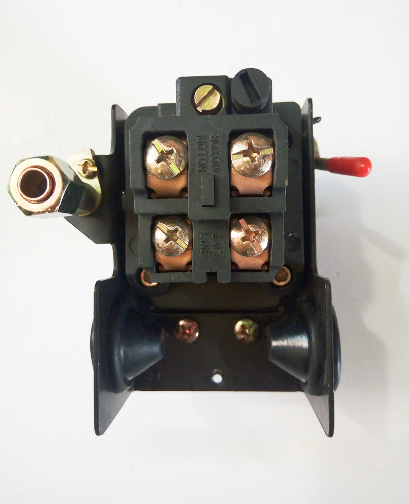 120PSI 4 Port Unloader On/Off Lever Air Compressor Pressure Switch Control Valve