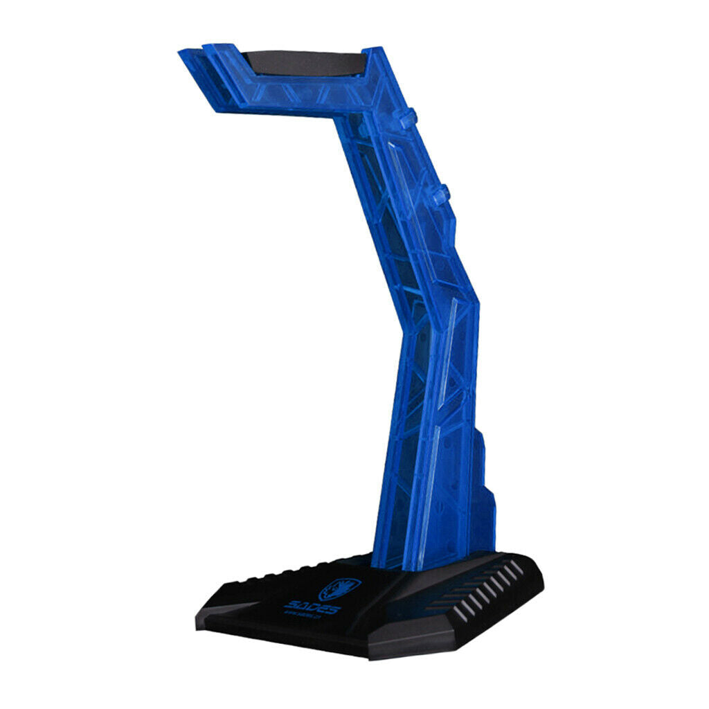 Universal Acrylic Headphone Stander Headphone Hanger Display Rack Blue