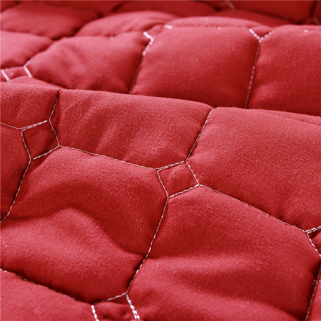 2pcs Anti-slip Soft Massage Bedding Sheets Top Mattresses Burgundy Gray