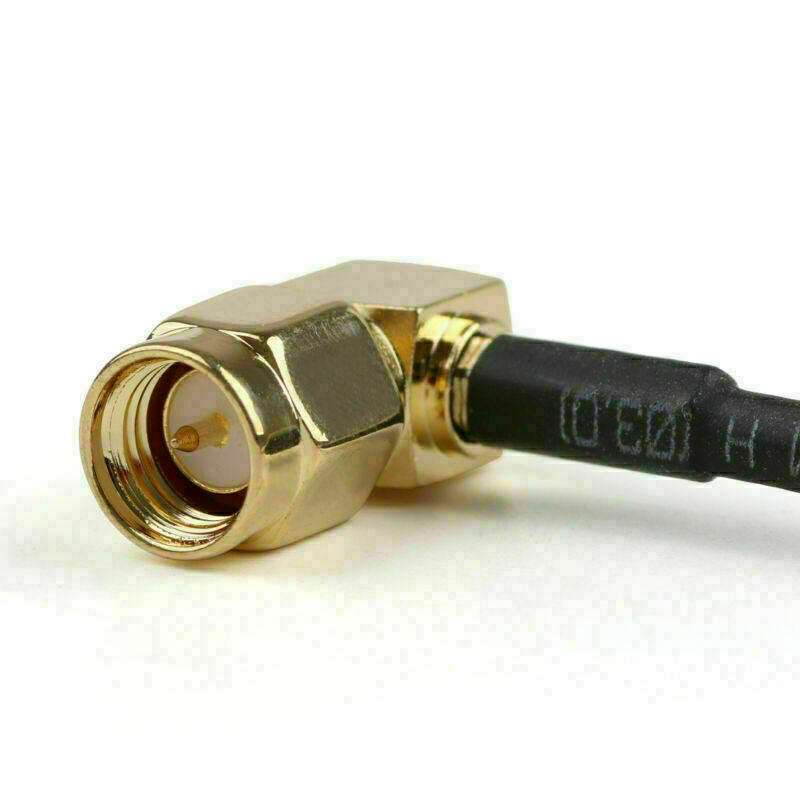 15cm RG316 Cable SMA Male Plug Right Angle To SMA Female Jack Jumper 6in   US CA