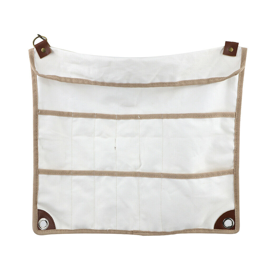 Camping Tableware Canvas Storage Bag BBQ Outdoor Utensil Organizer Neatly